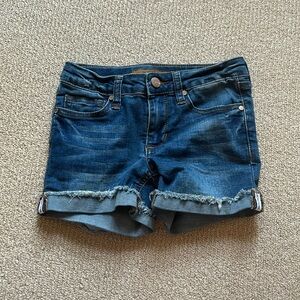 joe’s blue denim jean shorts